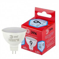 ЭРА Светодиодные лампочки ЭКО LED MR16-9W-840-GU5.3 R GU5.3 R 9Вт софит нейтральный холодный белый 10 шт. Б0050199 фото