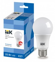 IEK Лампа LED A80 шар 25Вт 230В 6500К E27 LLE-A80-25-230-65-E27 фото