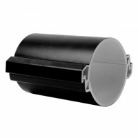 EKF PROxima Труба гладкая разборная ПВХ 110 мм (750Н), черная tr-pvc-110-750-black фото