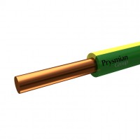 Провод установочный ПуВнг(А)-LS 1х1,5 ГОСТ (зелено-желтый, РЭК-Prysmian) 0601040301 фото