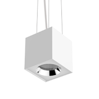 Varton Светодиодный светильник DL-02 Cube подвесной 125х135 мм 20 Вт 4000 K 35° RAL9010 белый матовый диммируемый по протоколу DALI V1-R0-00360-30D01-2002040 фото