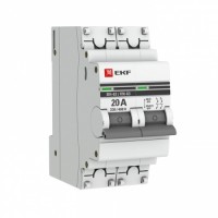 EKF PROxima Выключатель нагрузки 2P 20А ВН-63 SL63-2-20-pro фото