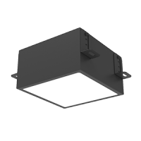 VARTON Светодиодный светильник DL-Grill для потолка Грильято 150х150 мм встраиваемый 24 Вт 4000 К 136х136х75 мм IP40 RAL9005 черный муар V1-R0-90809-10000-4002440 фото