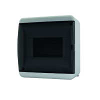 КЭАЗ Корпус пластиковый Навесной OptiBox P-UNK-1-06-IP41 Прозрачная черная дверь 279160 фото