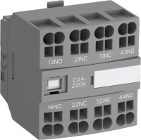 ABB Блок контактный дополнительный CA4-22MK (2НО+2НЗ) с втычными клеммами для контакторов AF09…AF16..-30-10K 1SBN010146R1122 фото