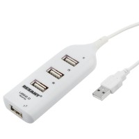 REXANT Разветвитель USB 2.0 на 4 порта белый 18-4105-1 фото