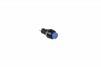 REXANT Выключатель-кнопка  250V 1А (2с) (ON)-OFF  Б/Фикс  синяя  Micro 36-3081 фото