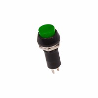 REXANT Выключатель-кнопка  250V 1А (2с) ON-OFF  зеленая 36-3032 фото