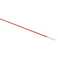 Провод одножильный медь ПГВА 0.75мм² красный REXANT 01-6504 фото