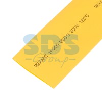 REXANT Термоусадочная трубка  60,0/30,0 мм, желтая, упаковка 10 шт. по 1 м 25-0062 фото