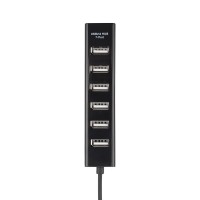 REXANT Разветвитель USB на 7 портов черный 18-4107 фото