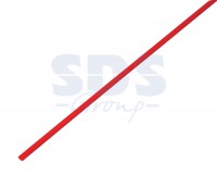 Термоусаживаемая трубка 5.0 / 2.5 мм красная (100 м/бухта) Rexant 49-0504 фото