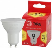 ЭРА Лампа светодиодная ECO LED MR16-9W-827-GU10  ЭРА (диод, софит, 9Вт, тепл, GU10) Б0044088 фото