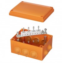 DKC Коробка пластиковая FS с кабельными вводами иклеммниками,IP55,150х110х70мм, 8р, 450V,6A,4мм.кв FSB21804 фото