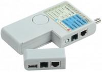 IEK ITK Тестер для витой пары 4в1 RJ45/RJ11/BNC/USB с элем. пит. WH3468 фото