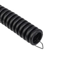 REXANT Труба гофрированная из ПНД, с зондом, черная, Ø20 мм, бухта 100 м/уп. 28-0020-3 фото