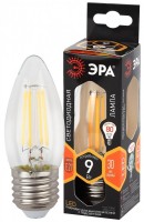 ЭРА Лампы СВЕТОДИОДНЫЕ F-LED B35-9w-827-E27 ЭРА (филамент, свеча, 9Вт, тепл, E27) Б0046993 фото