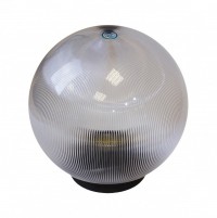 ЭРА НТУ 02-100-302 Светильник садово-парковый, шар прозрачный призма D=300 mm Б0048054 фото