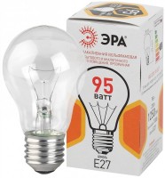 ЭРА Лампа накаливания  ЭРА A50 груша 95Вт 230В Е27 цв. упаковка Б0039124 фото