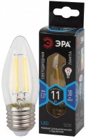 ЭРА Лампы СВЕТОДИОДНЫЕ F-LED B35-11w-840-E27 ЭРА (филамент, свеча, 11Вт, нейтр, E27) Б0046988 фото