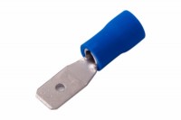 REXANT Клемма плоская изолированная штекер 2.8 мм 1.5-2.5 мм² (РПи-п 2.5-(2.8)) синяя REXANT 08-0331 фото