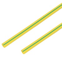 PROconnect Термоусадочная трубка 60/30 мм, желто-зеленая, упаковка 10 шт. по 1 м PROconnect 55-6007 фото