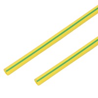 PROconnect Термоусадочная трубка 8,0/4,0 мм, желто-зеленая, упаковка 50 шт. по 1 м PROconnect 55-0807 фото