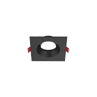 VARTON Рамка для модульного светильника FLEX 50 08 квадратная встраиваемая 90х90х30мм RAL9005 черный матовый V1-R0-T0435-10002-2000000 фото