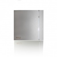 S&P SILENT DESIGN Серебрянный Вентилятор 80 куб.м/ч, 8 Вт, 100 мм, малошумный SILENT-100 CZ SILVER DESIGN фото