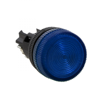 EKF Лампа сигнальная ENS-22 синяя 220В PROxima la-ens-b-220 фото