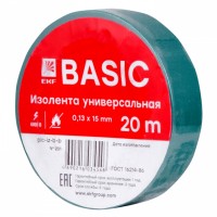 EKF Basic Изолента класс В (0,13х15мм) (20м.) зеленая plc-iz-b-g фото