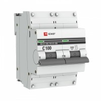 EKF PROxima ВА 47-100 Автоматический выключатель  (С) 2P 100А 10kA mcb47100-2-100C-pro фото