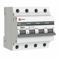 EKF Выключатель нагрузки 4P 100А ВН-125 PROxima SL125-4-100-pro фото