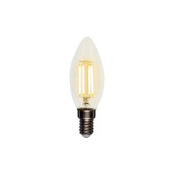 REXANT Лампа филаментная  Свеча CN35 7.5 Вт 600 Лм 2700K E14 прозрачная колба 604-083 фото