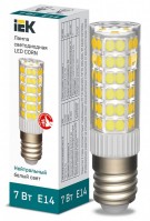 IEK Лампа LED CORN капсула 7Вт 230В 4000К керамика E14 LLE-CORN-7-230-40-E14 фото