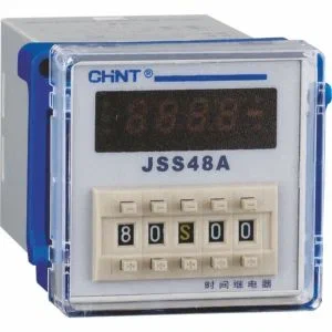 CHINT Реле времени JSS48A-11 11-контактный двух групповой переключатель многодиапазонной задержки питания AC/DC100V~240V 300082 фото