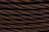 BIRONI Витой провод  2*0,75, цвет коричневый матовый, 10м B1-422-72-10 фото