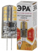ЭРА LED-JC-2,5W-12V-827-G4 Лампа (диод, капсула, 2,5Вт, тепл, G4) Б0033191 фото