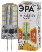 ЭРА LED-JC-3W-12V-827-G4 Лампа (диод, капсула, 3Вт, тепл, G4) Б0033193 фото