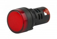 ЭРА Лампа AD22DS(LED)матрица d22мм красный 230В (10/1000/12000) Б0045615 фото