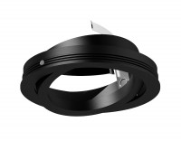 Ambrella Насадка передняя поворотная для корпуса светильника с диаметром отверстия D70mm N7002 PBK черный полированный D70*H26mm Out1.5mm MR16 N7002 фото