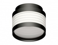 Ambrella Корпус светильника накладной C8432 SBK/FR черный песок/белый матовый D110*H90mm GX53 C8432 фото