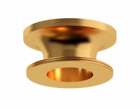 Ambrella Насадка задняя накладная для корпуса светильника с диаметром отверстия D60mm N6905 PYG золото желтое полированное D60*H25mm Out20mn N6905 фото