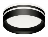 Ambrella Насадка передняя для корпуса светильника N8478 SBK/FR черный песок/белый матовый D85*H35mm Out30mm GX53 N8478 фото
