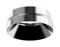 Ambrella Насадка передняя для корпуса светильника с диаметром отверстия D70mm N7032 PSL серебро полированное D70*H27mm Out10mm MR16 N7032 фото