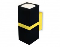 Ambrella Настенный светильник FW246/2 BK/GD черный/золото GU10*2 max 12W 155*61*80 FW246 фото