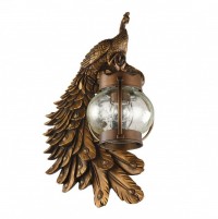 Favourite Hunt Светильник уличный каркас окрашен в коричневый цвет, стекло с эффектом воздушных пузырьков 1*E27*60W, IP44 2081-1W фото