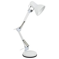 Arte Lamp Junior Белая Лампа настольная офисная 40W E27 A1330LT-1WH фото