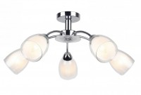 Arte Lamp Carmela Хром/Белый Светильник потолочный 5x40W 5xE14 A7201PL-5CC фото