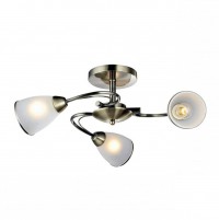 Arte Lamp Innocente Бронза/Белый Светильник потолочный 3x60W 3xE14 A6056PL-3AB фото